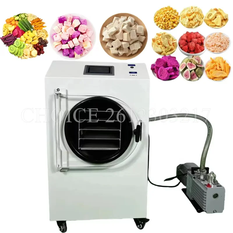 USA In-Stock Vegetables Fruit Vacuum Freeze Dryer Mini Lyophilizer Food Freeze Drying Food Dehydrator for Household