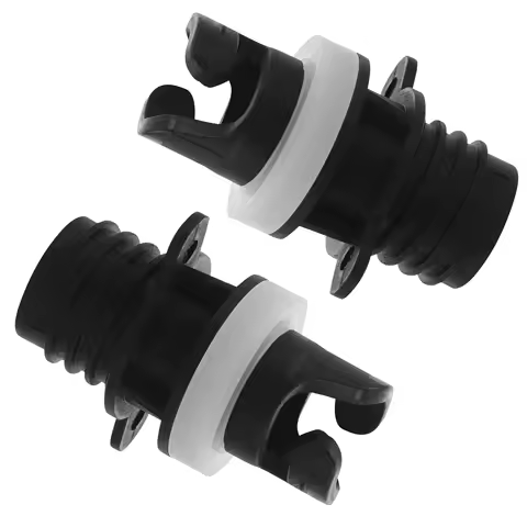 2pcs Air Valve Adapter for Inflatable Boat Kayak SUP Pump Connectors Electric Compressor Nozzle Inflation Accessories Water