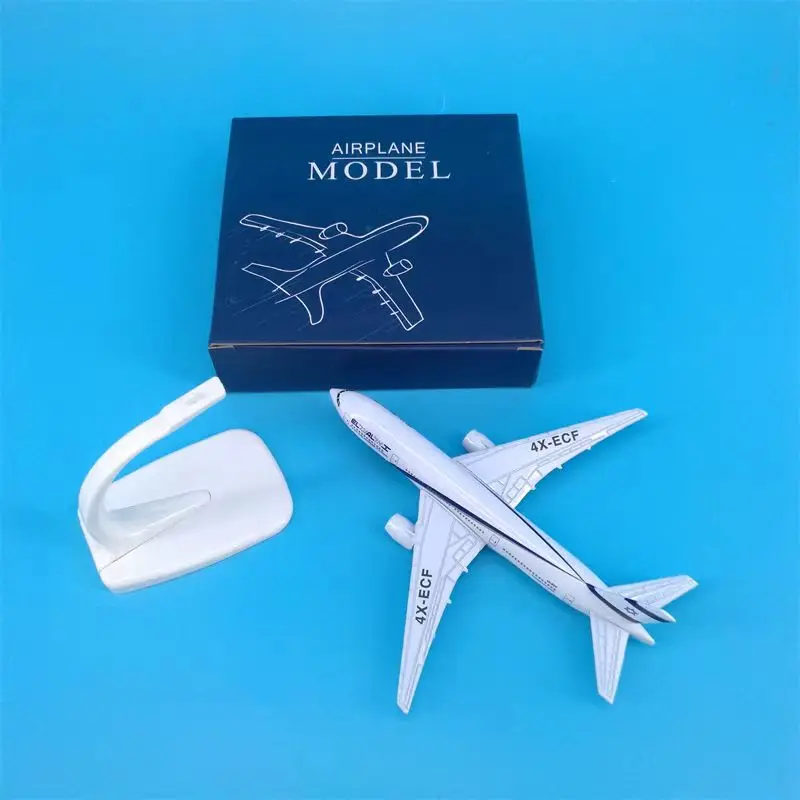 

Новый литой под давлением металлический самолет B-777 в масштабе 1:400, 16 см, El Al Air Airlines, Израильская модель самолета из сплава с подставкой, коллекционный дисплей