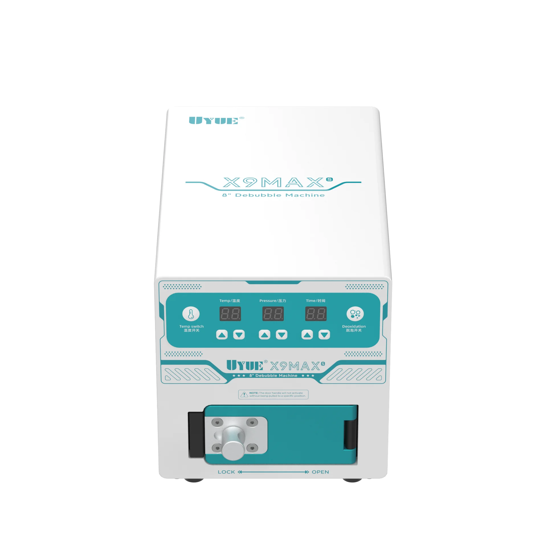 

UYUE X9MAX-S Silent Version Air Bubble Removing Machine Built in Pump 8 inch LCD Screen OCA Bubble Remover Screen Refurbished