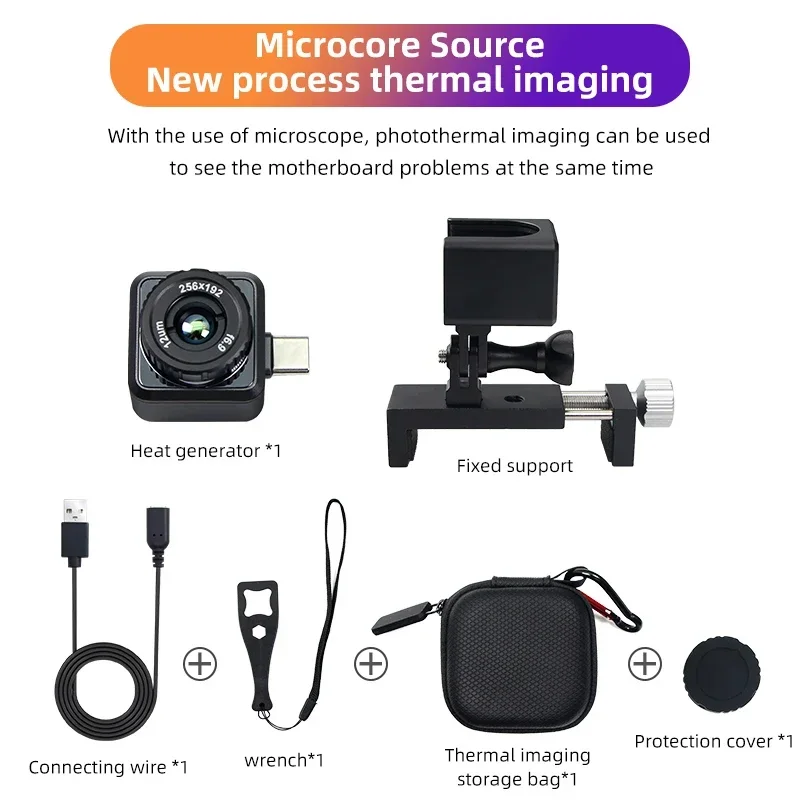 2026 New Infrared Thermal Imager Camera Mobile Phone Repair Motherboard PCB Diagnostic Adapt To The Microscope Short Test Equi
