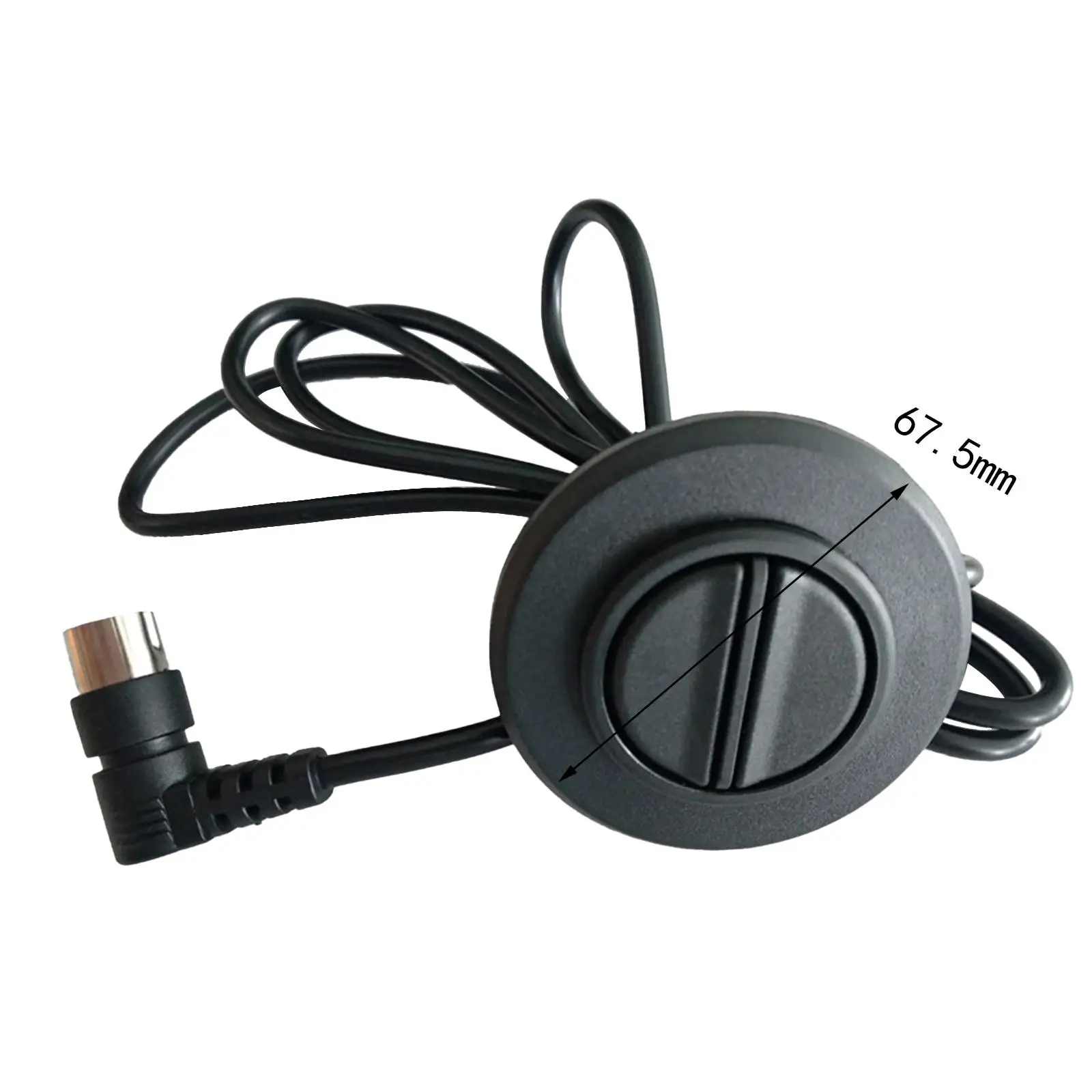 Universal Lift Chair Remote Control Handset 2 Button Manual Switch for Power Recliner Replacement Part ABS Black
