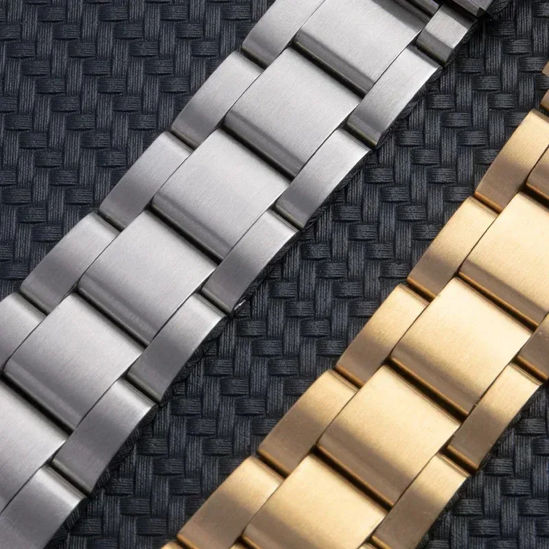 Cinturino per orologio con fibbia pieghevole in acciaio inossidabile 316L di qualità per cinturino Rolex nuovo cinturino sottomarino cinturino regolabile 21mm
