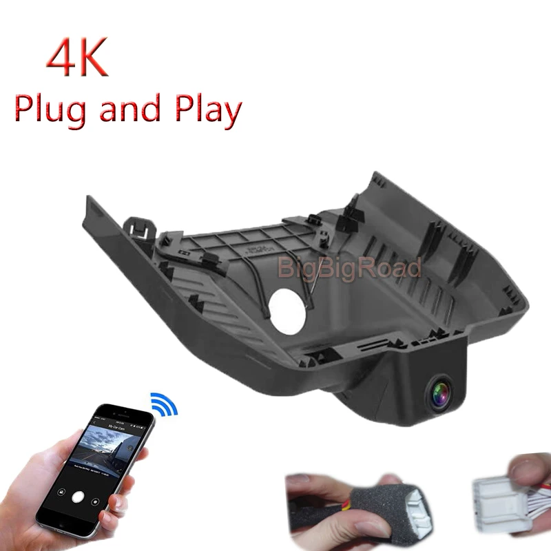 

4K Plug And Play For Geometry 480 620 G6 2022 Car Wifi DVR Video Recorder Dash Camera FHD 2160P Night Vision Dashing Cam