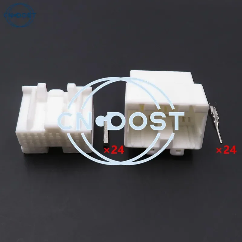 1 Set 24 Pin Car Engine Wave Box Computer Board Connector AC Assembly 316371-1 Automobile Gearbox Wire Cable Plug For Nissan