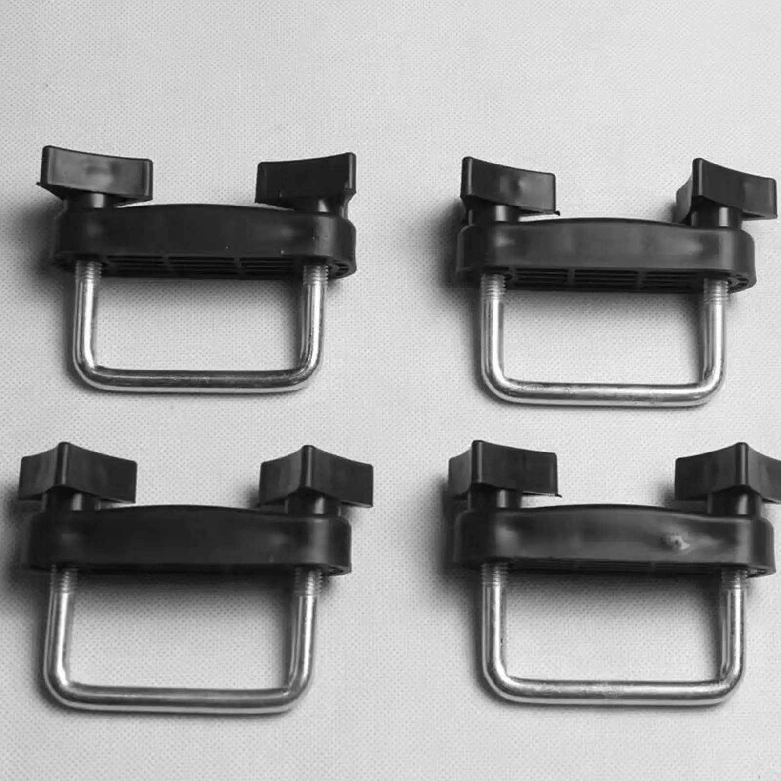 Roof Box U Bolt Clamps Durable Plastic Metal Luggage Carrier Clips Car Roof Luggage Holder Roof Rack Parts for SUV Off Road 4x4