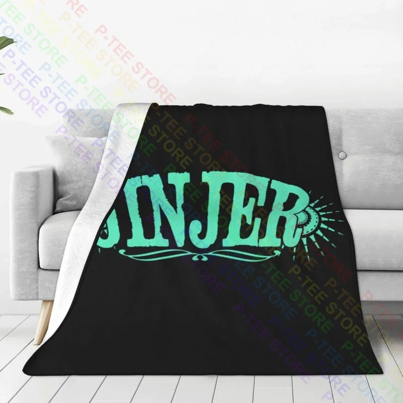 Jinjer Metalcore Band Logo Blanket Autumn For Bed Home Decor Bedding Supply Mechanical Wash