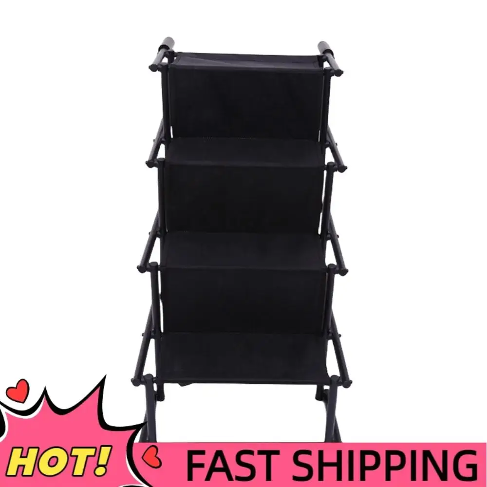 

4-ступенчатая рампа для домашних животных, автоматическая дорожная лестница с нескользящей поверхностью, лестница для домашних животных, легкая портативная лестница для собак и кошек, автомобильные ступеньки для собак