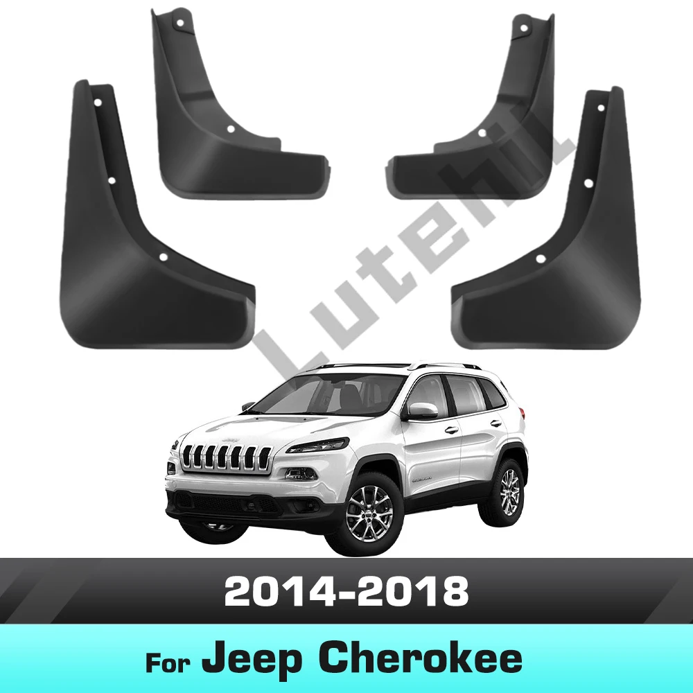 Für Jeep Cherokee 2014 2015 2016 2017 2018 Kotflügel-Schmutzfänger Spritzschutz Schmutzfänger Auto-Zubehör