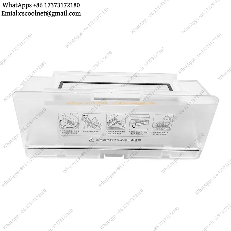 JS01 Dust Box For XiaoMi Mijia Mop 2 Lite Pro MJSTL MJST1S Robot Vacuum Cleaner Dustbin Replacement Parts