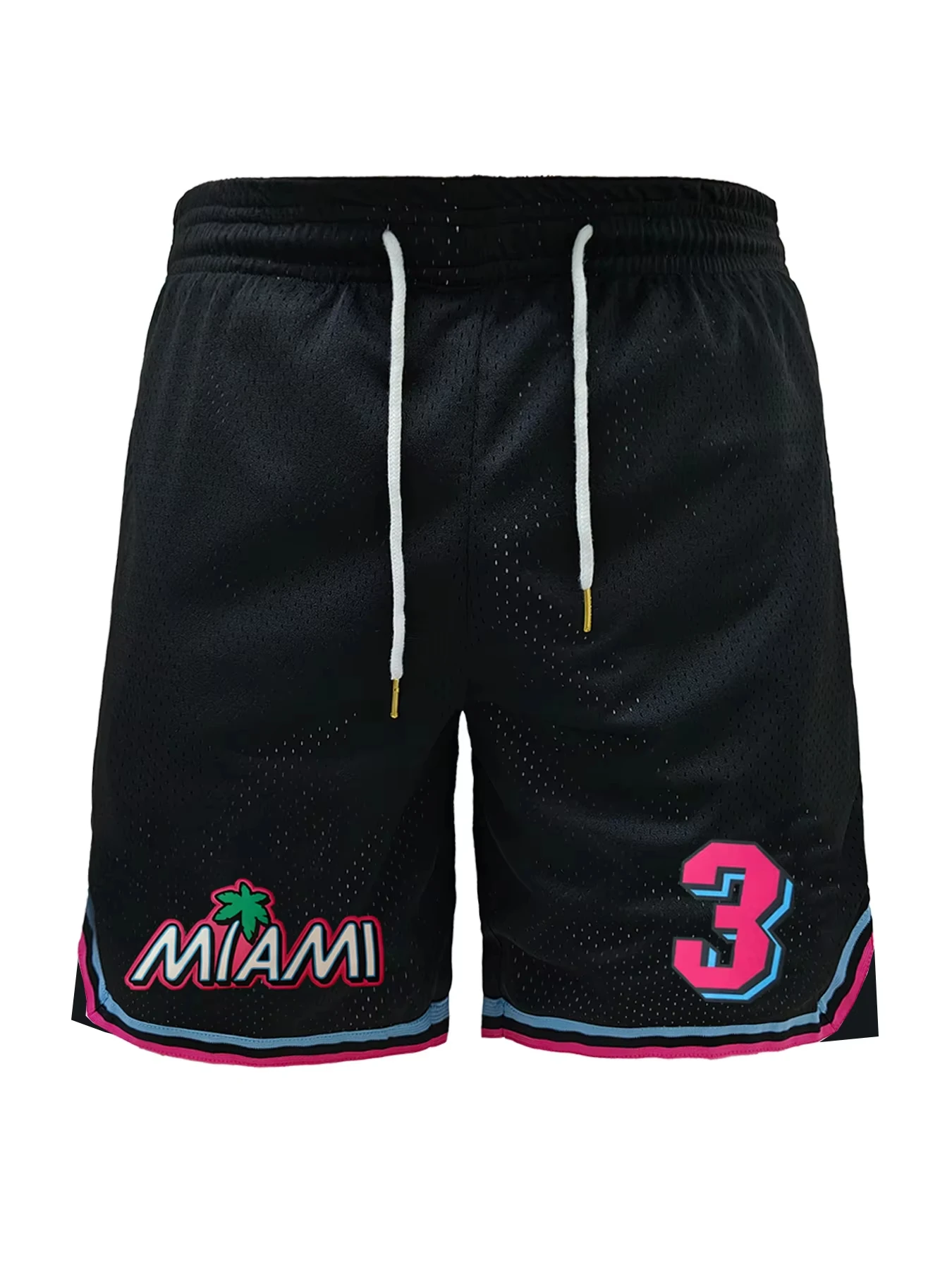 

Fashion Retro Print #3 Basketball Shorts Loose Training Running Outdoor Casual Shorts Quick Drying Breathable Short Pants