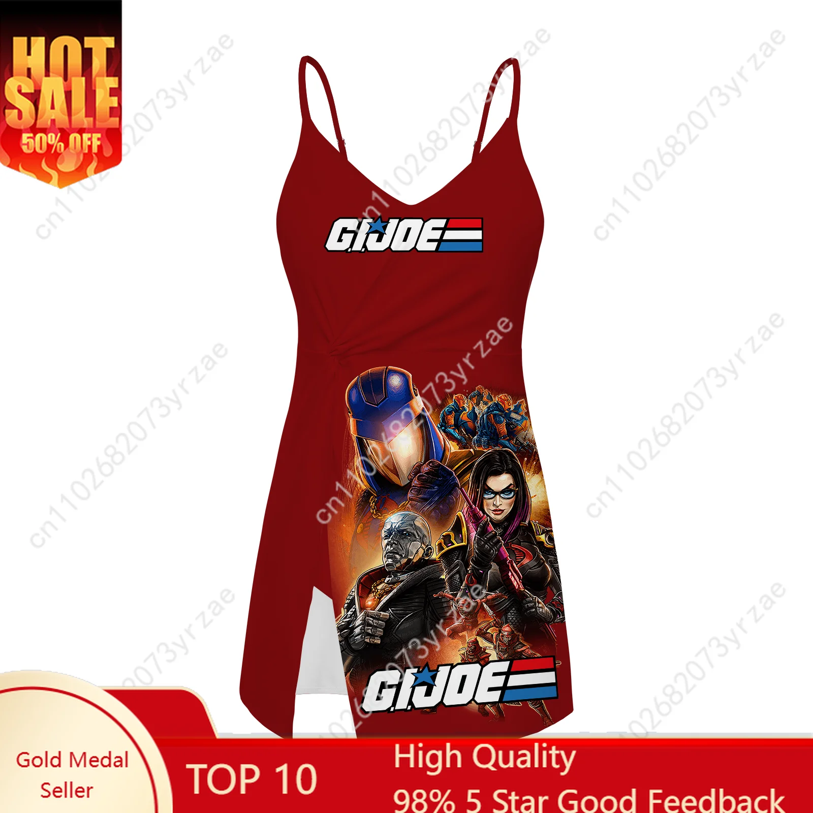 

G.I. Joe Swimsuit Womens Bathing Suits Pool Party Beach Personalized Fashion Swimwear Sexy Bikini Custom Sling Dress