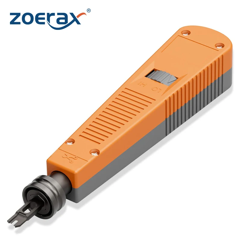 ZoeRax Punch Down Tool con 110 tipo lama per Ethernet Punch Down Block Keystone Jack e riparazione cavi di rete