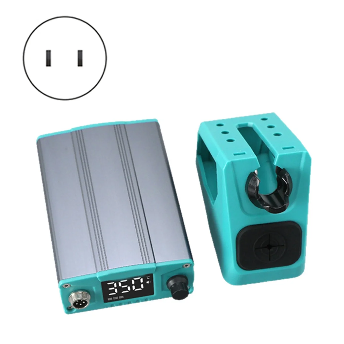 AT42 T12Pro สถานีบัดกรี LED DigitalAdjustment เครื่องมือเชื่อมความแม่นยําสําหรับเมนบอร์ด CPU เชื่อมพร้อมปลายบัดกรี (US)