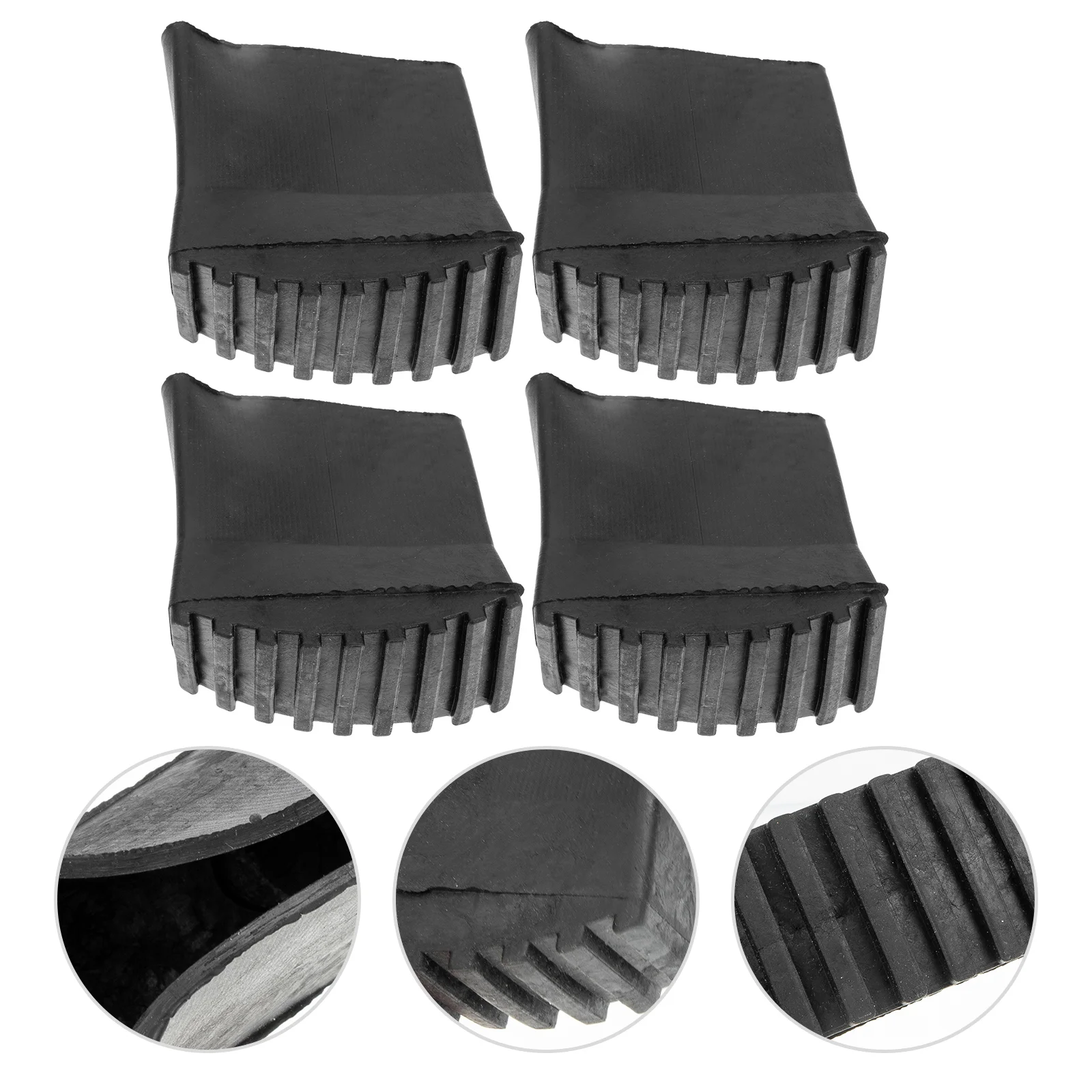 4 Pcs Ladders For Home Foot Cover Step Feet Caps Covers Telescopic Leg Protector Anti Rubber Tips