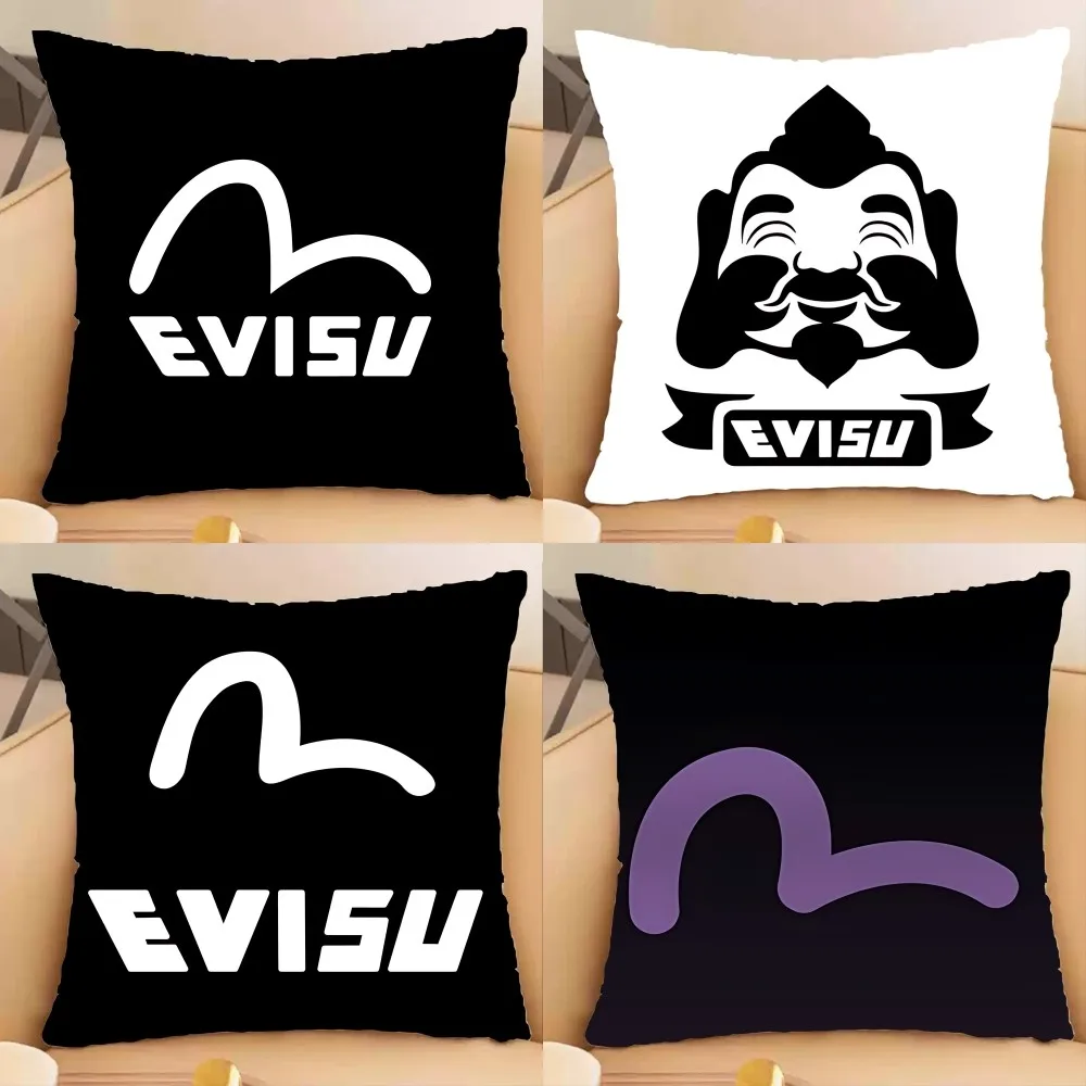 E-EVISU Pillow Case Pillows Case Cushions Decorative Linen Comfortable Cover Cushion Geometric Cushion Cover Home