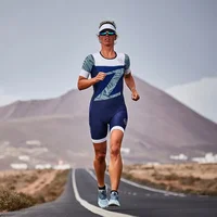 Zone3-traje de triatlón de manga corta para mujer, traje de ciclismo Go Pro, mono de verano para correr en bicicleta, traje de patinaje sobre ruedas, Cilismo