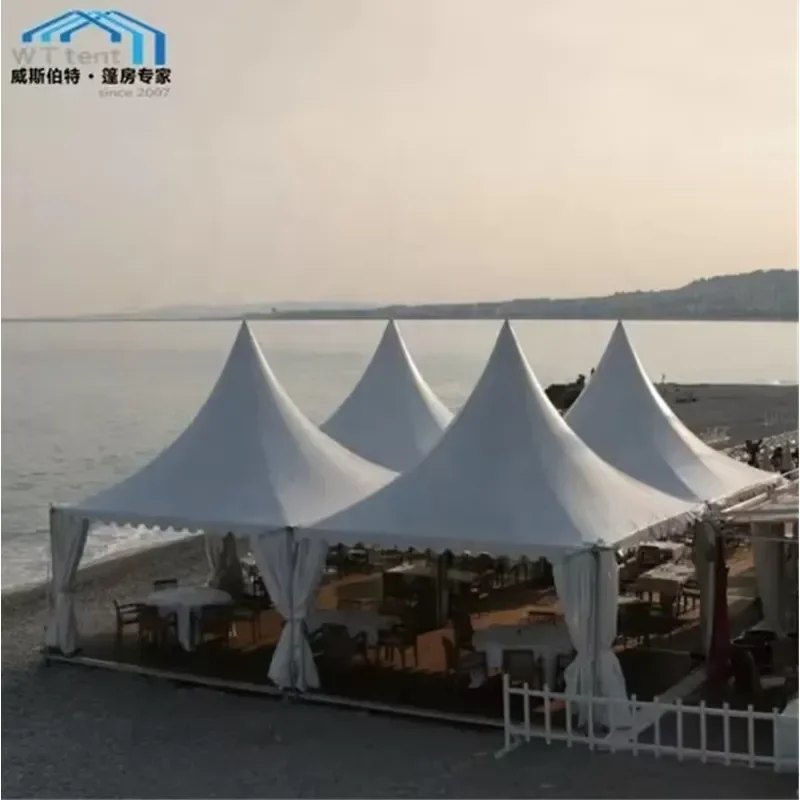 for 6x6m Gazebo Tent Aluminum Alloy Waterproof Marquee Pagoda Canopy for Outdoor Trade Show Events