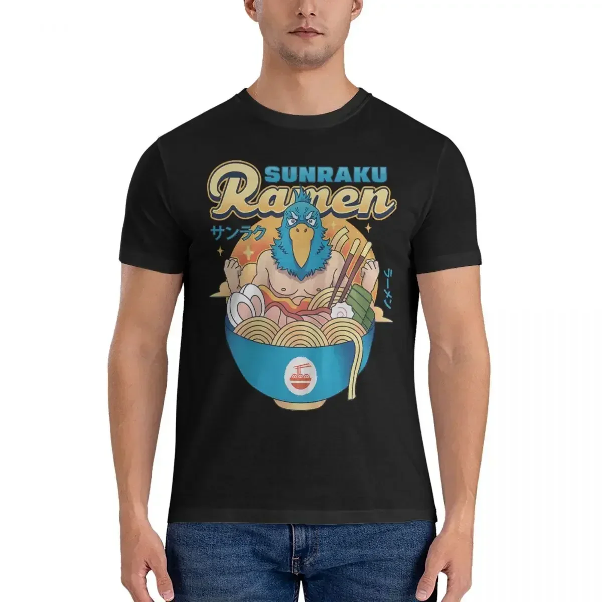 Camisetas bonitas y creativas para hombre, camisetas 100% de algodón con cuello redondo, camiseta de manga corta S-Shangri-La Frontier, estilo de ropa para adultos