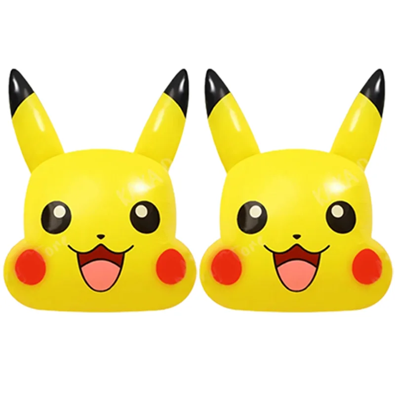 Pokemon Party Balloons Cartoon Pikachu Head Foil Yellow Balloon Set Baby Shower Birthday Party  Kids Favor Classic Toy Boy Gift