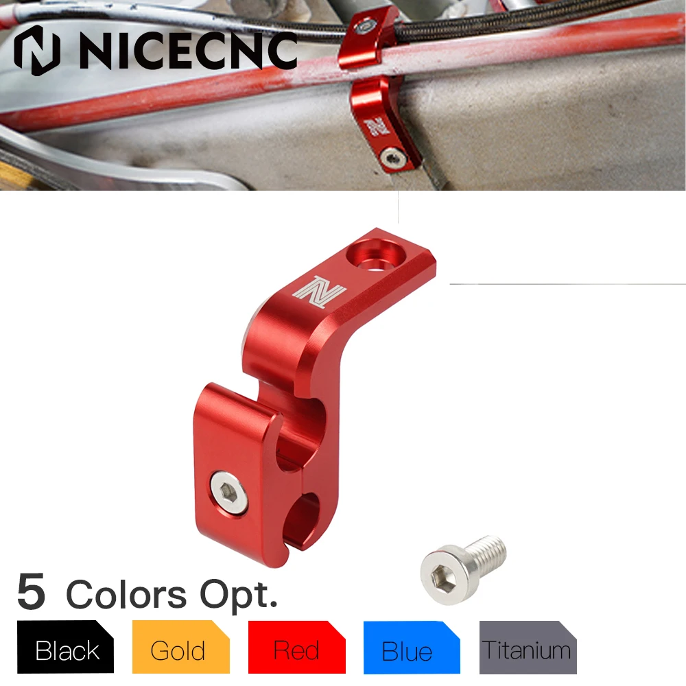

NICECNC ATV Parking Brake Line Hose Clamp Holder For Yamaha RAPTOR 700 700R YFM YFM700 GYTR EDITION SPECIAL EDITION Accessories