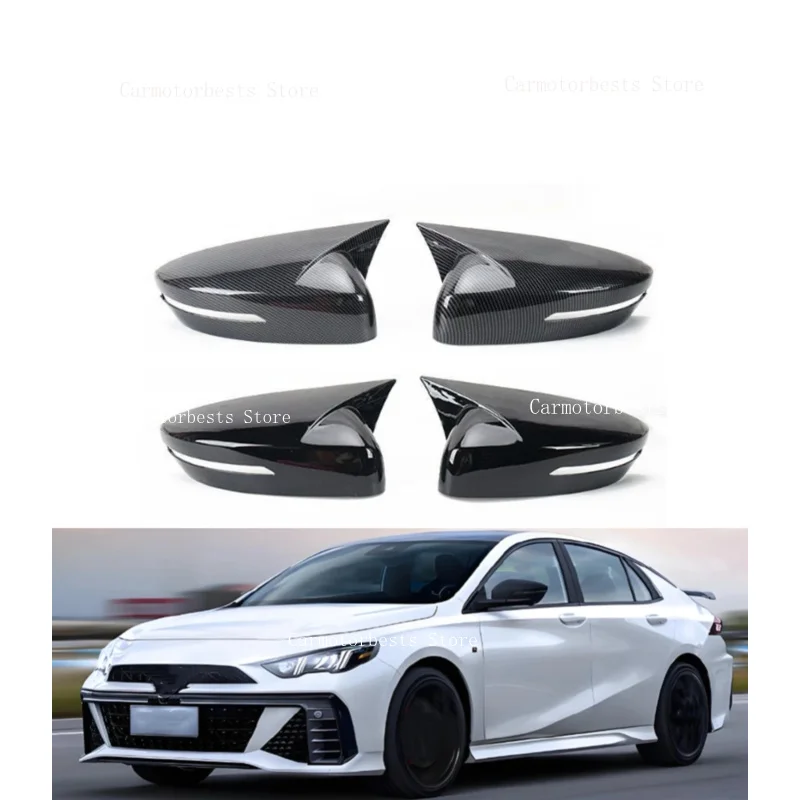 Car  Rearview Side Mirror Cover Fit For Dodge Attitude 2024 2025 Trumpchi GAC Empow 2022-2025   Wing Cap Rear View Case Trim