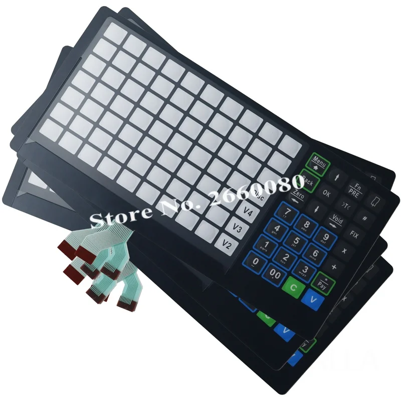 Brand New bComs Keyboard for Mettler Toledo bComs Label Balance English Version Key Sheet and Internal Circuitry
