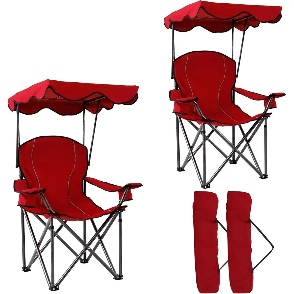 

Складное кресло с откидной спинкой и навесом для приключений на свежем воздухе, прочное и удобное для пеших прогулок, пляжного использования, опоры