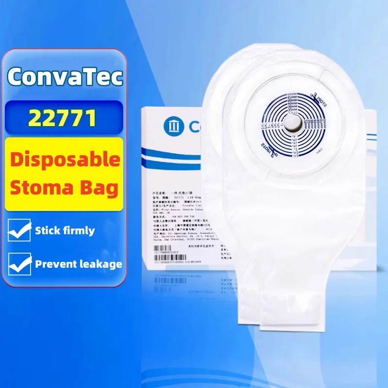 Comvita 22771 One-piece Stoma Bag Disposable Stoma Bag Fecal Anus Rectum Ostomy Pouch With Clip Closure Supplies Health Care