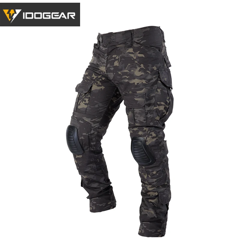 IDOGEAR Gen2 Combat Men Pants With Knee Pads  BDU  Tactical Trousers MC 3206