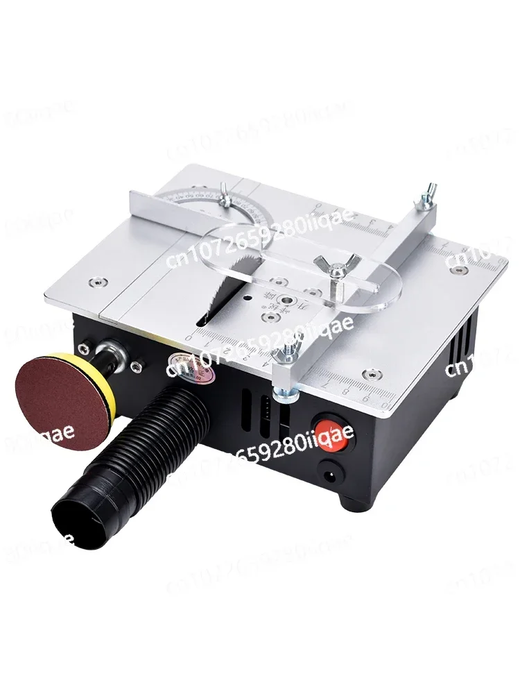 Precision Lifting Miniature Table Saw DIY Acrylic PCB Aluminum Alloy Cutting Machine Mini Model Small Chainsaw