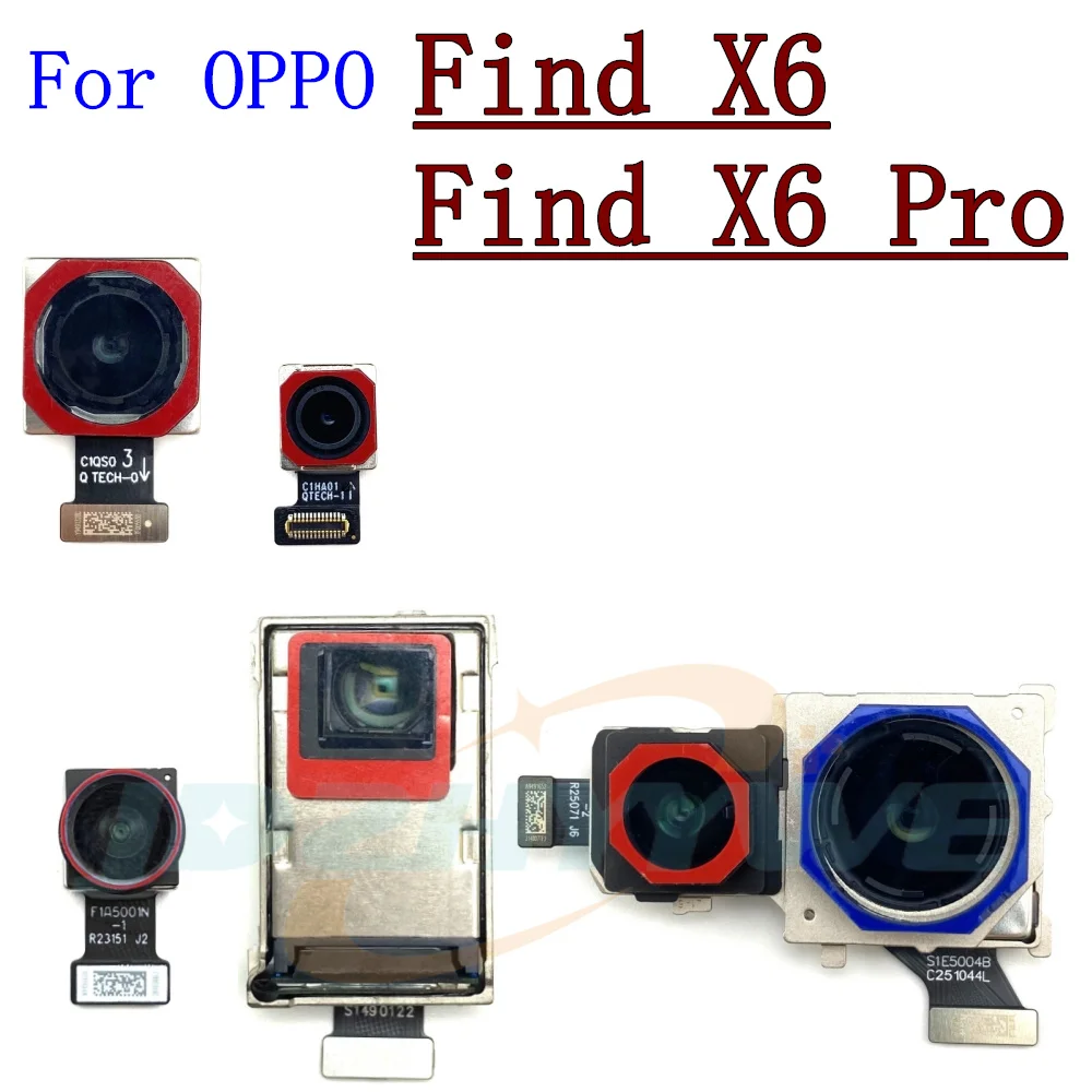

Front Rear Backside Camera For OPPO Find X6 Pro PGFM10 PGEM110 Frontal Selfie Back Facing Main Camera Module Flex Cable Parts