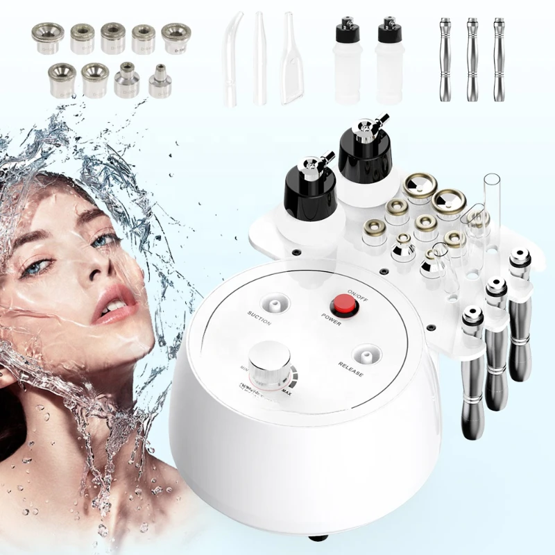 3 in1 Diamond Microdermabrasion Machine Vacuum Suction Facial Water Spray Cleaner Skin Peeling Microdermabrasion Machine