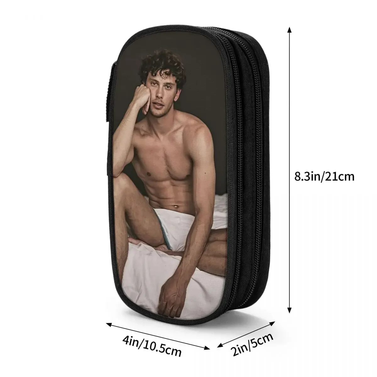 كوبر كوخ مثير كول تشافيز نيكولاس مقلمة حقيبة القلم فتاة صبي سعة كبيرة الطلاب مدرسة الهدايا صندوق رصاص