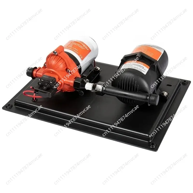 12V  Water Supply System – 3.0GPM Diaphragm Pump with Pressure Tank, Quiet & Stable, Home-Like Water Flow