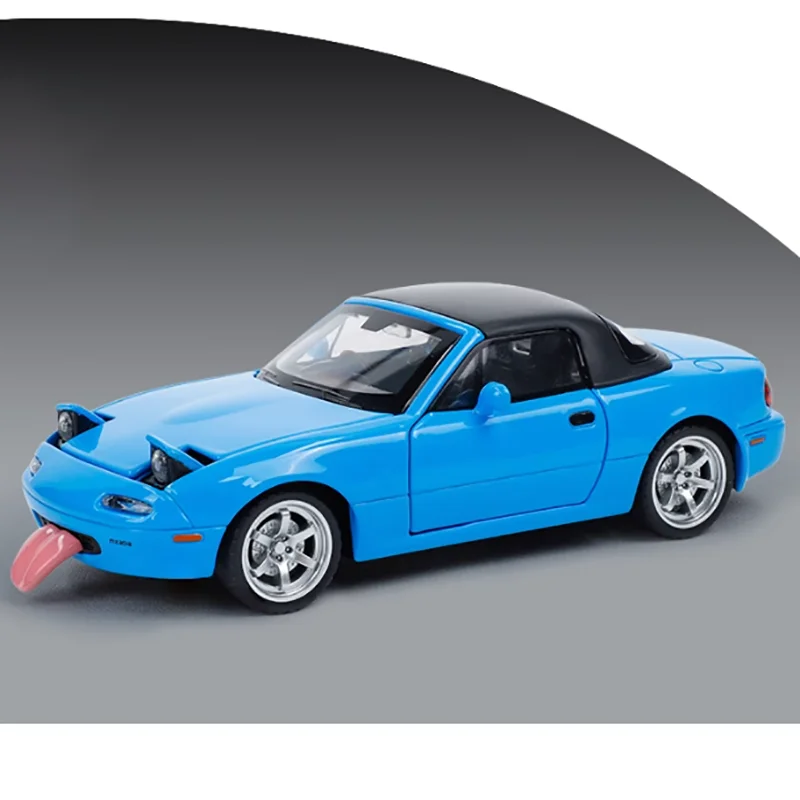 Diecast 1/32 Scale MX-5 Alloy Car Model Diecast MX5 RoadSter Car Simulation Car Decoration Collection Gift Gor Children