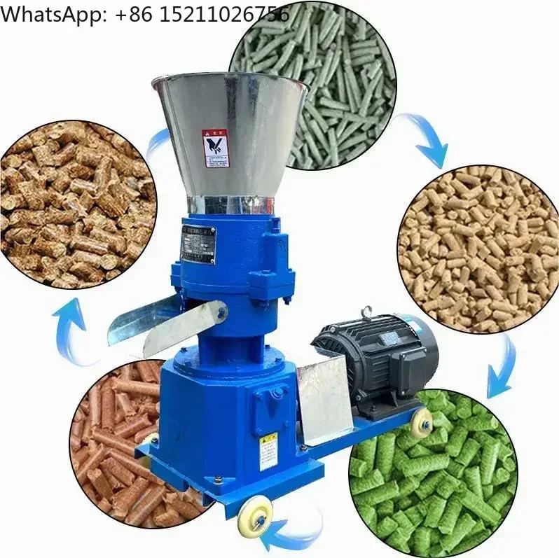 Animal Feed Pellet Making Machine, aves, peixes, frango, aves de capoeira, 300 kg/h