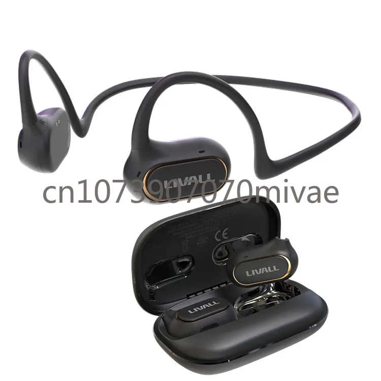 

Open Ear Bone Conduction Headset Newest Update Sport TWS Bluetooth 5.2 LED Headphones Plastic Wireless Bluetooth Helmet MTK IP64