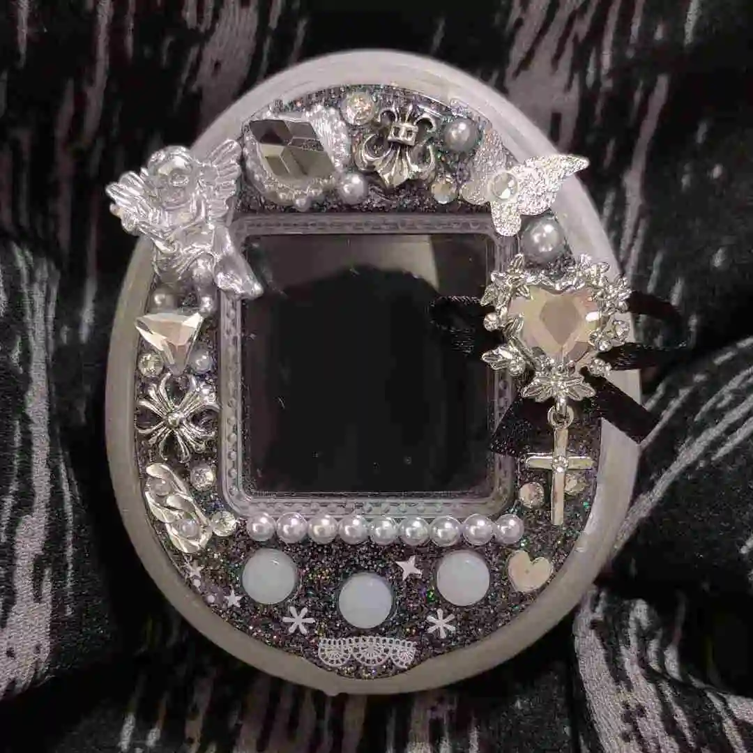 جديد الإلكترونية الحيوانات الأليفة الغطاء الواقي الغار القوطي الحب روز نمط Tamagotchi 4u/4u + سلسلة لوحة للهدايا غطاء للحماية