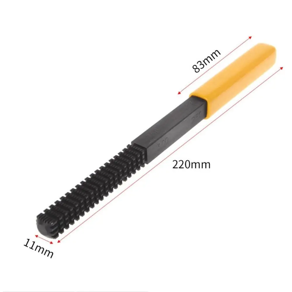 0.75-3mm Pitch Thread Repair File Metric Portable External Thread Restorer Durable Bearing Steel Bolt Teeth Restore Tool