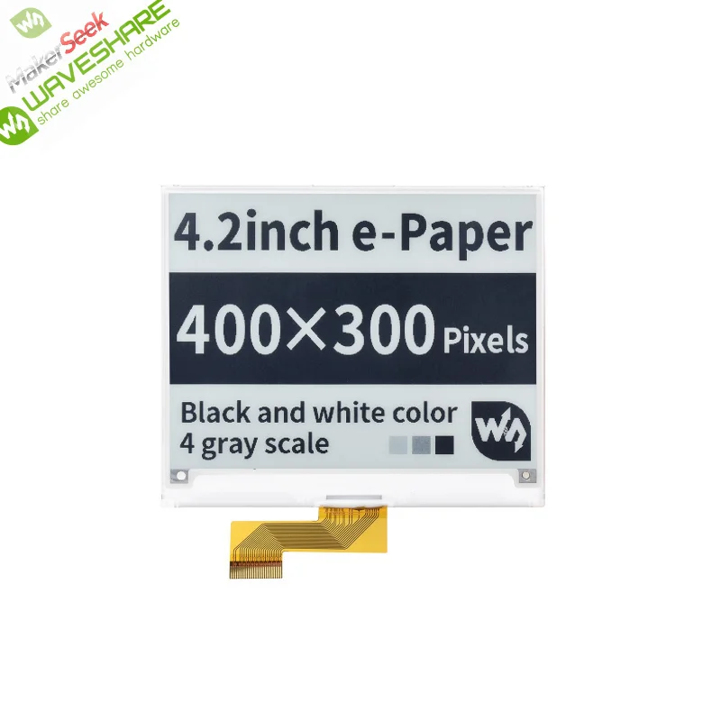 

Makerseek & Waveshare 4.2inch e-Paper-SKU-13186-Price without Shipping fee