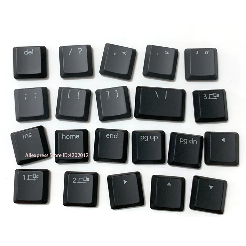 Replacement Keyboard Laptop KEY & Clips For Logitech MX Mechanical ins end pgdn pgup del hone Right Left Cap Keycap And Hinge