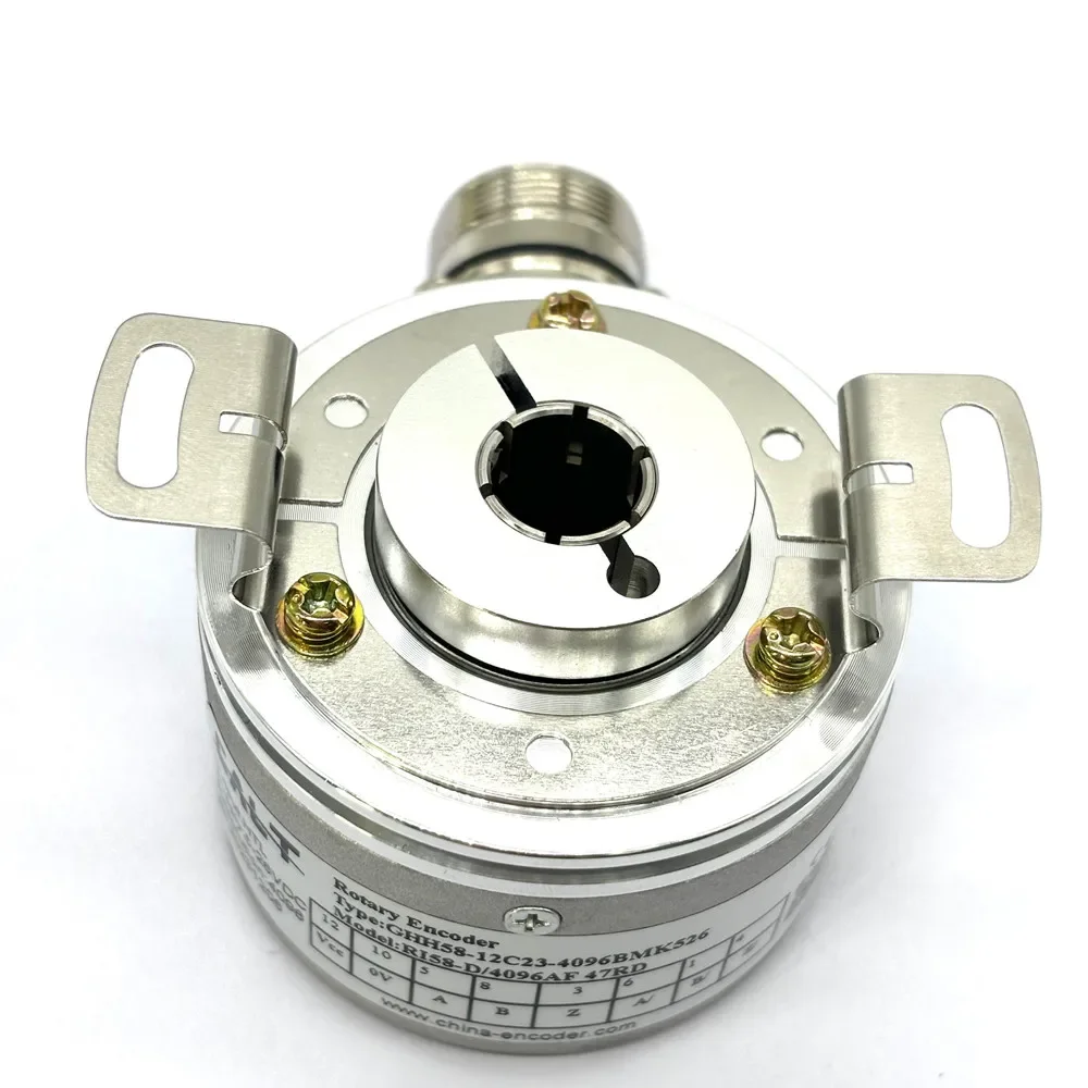NEW RI58-D/4096AF 47RD 代替中空軸インクリメンタルロータリーエンコーダ GHH58-12C23-4096BMK526 5-26v 4096ppr