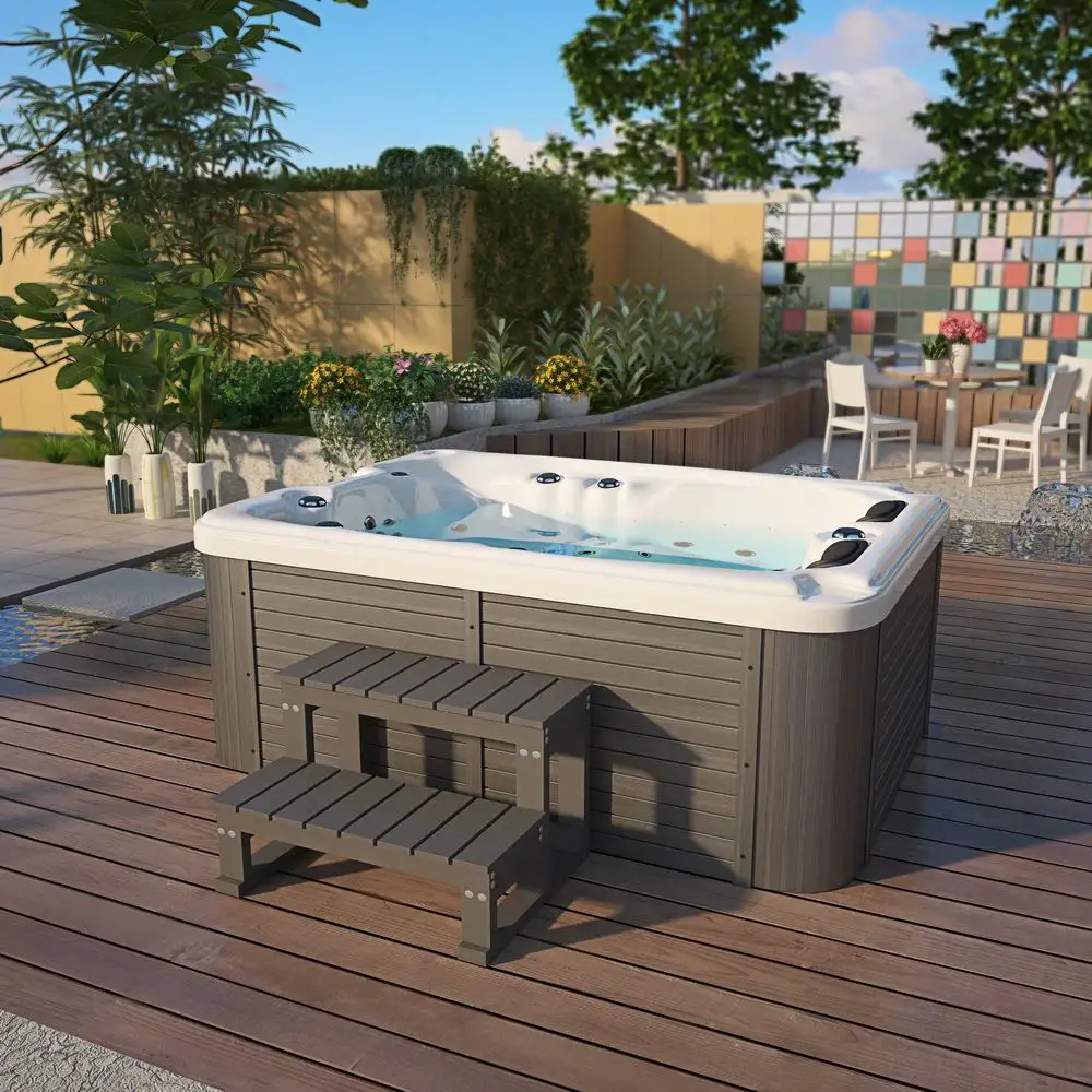 Jaccuzi Outdoor Massage Hot Tube for Sale 3 Person Outdoor Jakuzi Spa Balboa Hot Tub Luxury Acrylic whirlpool Bathtubs