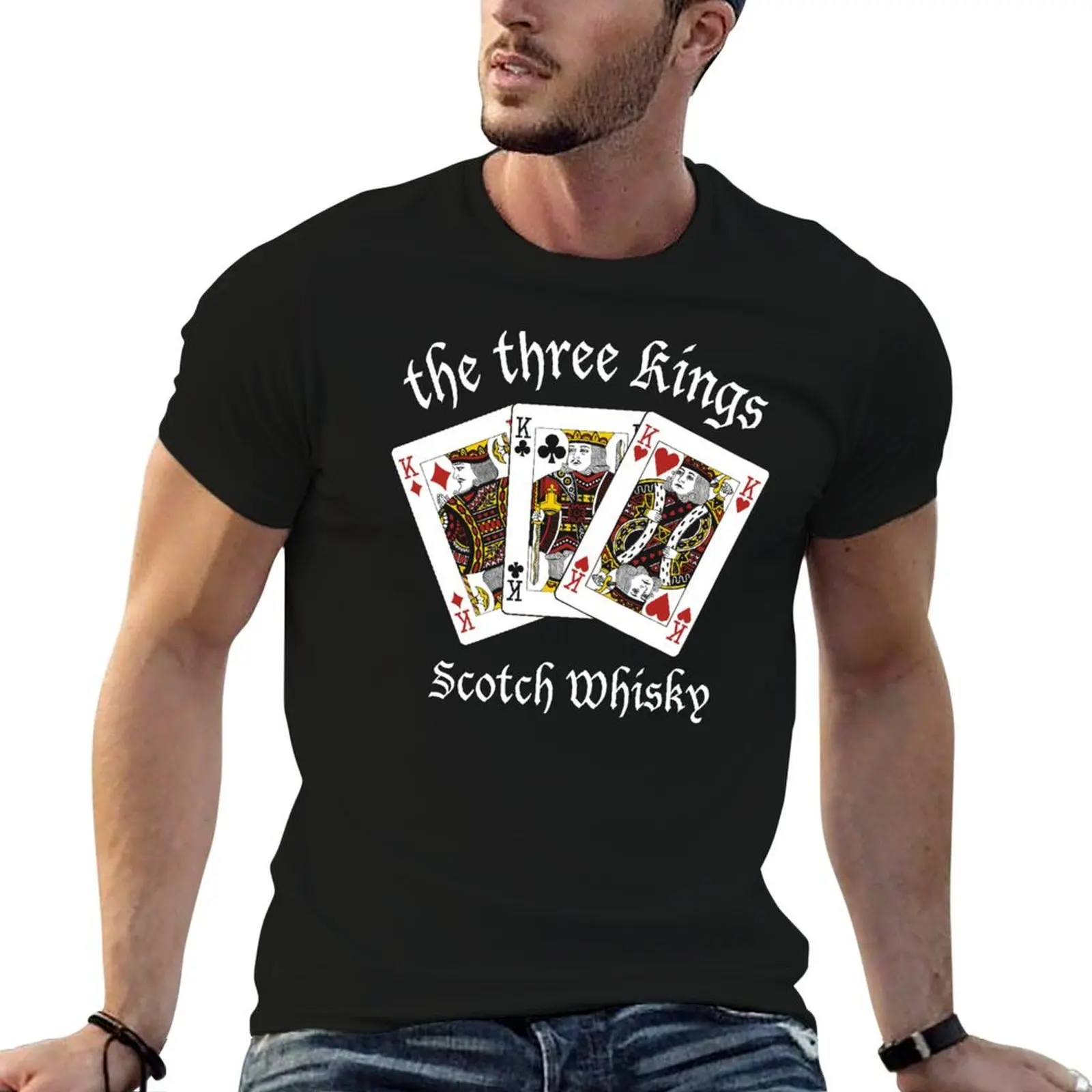

LES TONTONS FLINGUEURS - THE 3 KINGS WHISKY (aka the Vitriol, the Bizarre) T-Shirt funny t shirts cotton T-Shirt