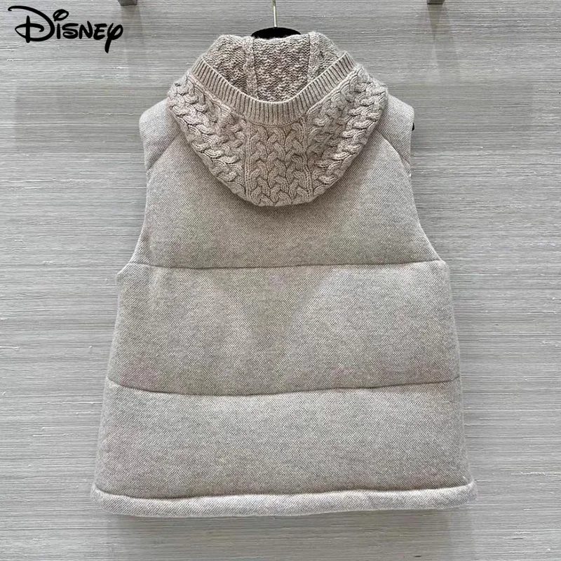 Disney New Arrival Brand Clothing Top Fashion Mickey Mouse Print Loose Cardigan Winter Coat Casual Cotton-padded Jacket