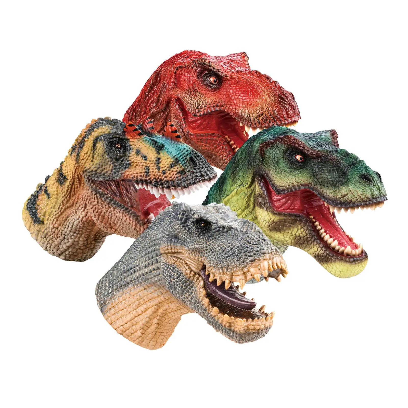 Fantoche de dinossauro presente forma animal brinquedos festa favor soando para festas de contar histórias jogos de papel meninos