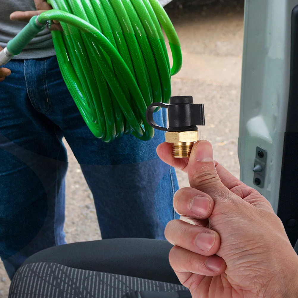 

2pcs Cylinder Durable Gas Tank Connector Intake Hose Vent Air Tubing Valve Propane Tank Air Intake Hose Valve Drain Safe