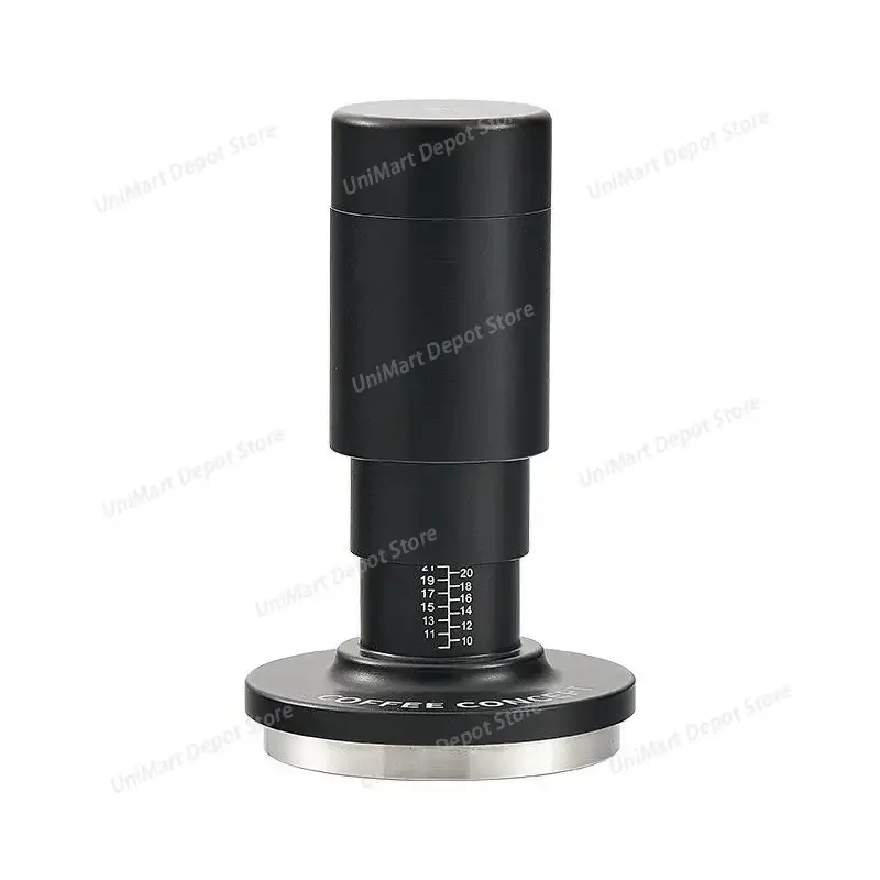 Coffee Tamper with Distribution Integrated, Constant Pressure Spring Balanced Level Tamper 51mm 53mm 58mm