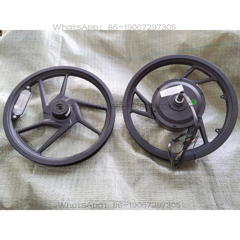 

48v14 inch magnesium alloy integrated wheel hub motor front and rear pair of left disc brake right outlet